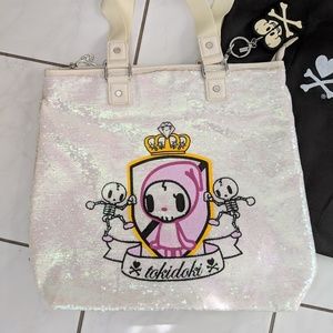 Tokidoki Iridescent sequin handbag